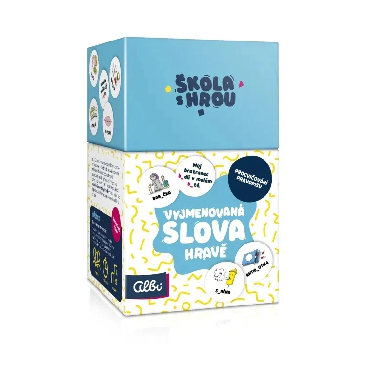 ŠKOLA s HROU: VYJMENOVANÁ SLOVA HRAVĚ