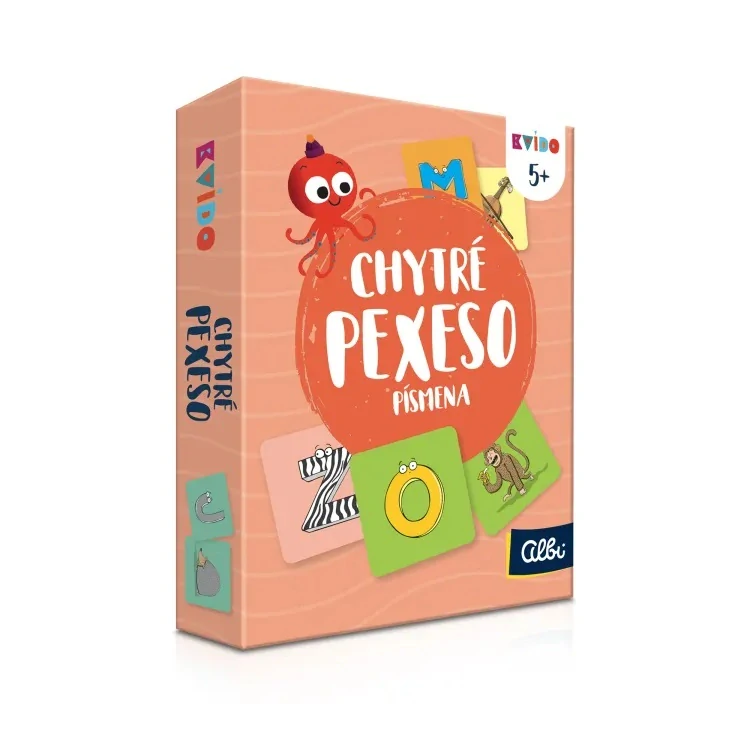 PÍSMENA - chytré pexeso Kvído 2. vydání