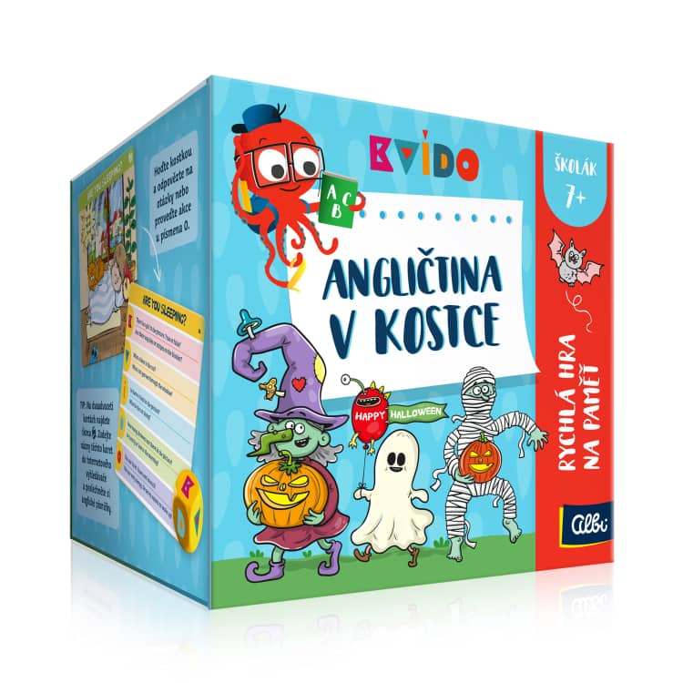 ANGLIČTINA v KOSTCE - rychlá hra na paměť
