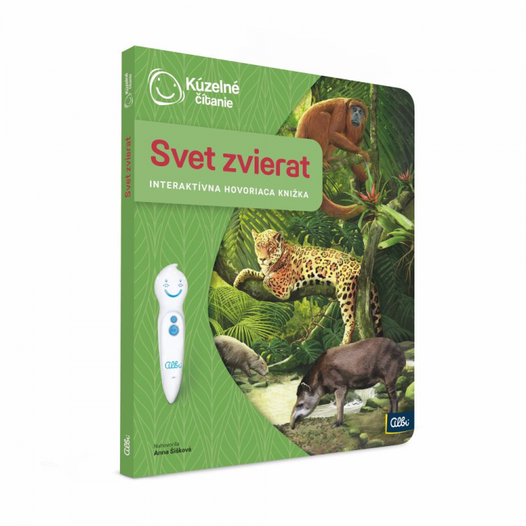 SVET ZVIERAT - interaktívna hovoriaca kniha SK