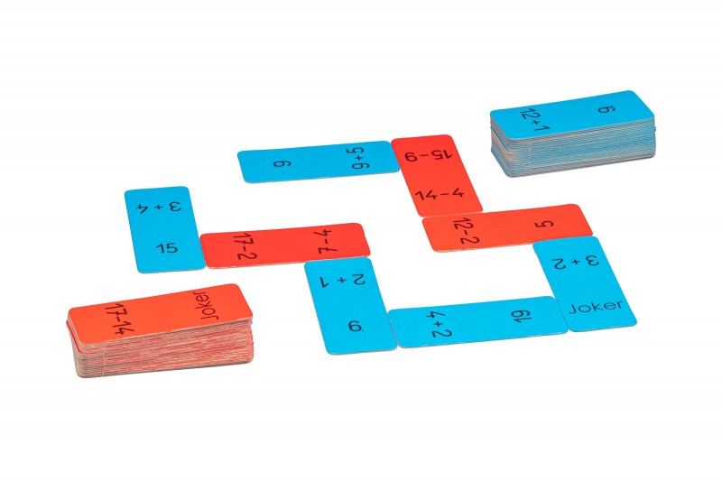 SČÍTÁNÍ a ODČÍTÁNÍ do 20 - matematické domino