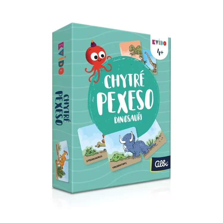 DINOSAUŘI - chytré pexeso Kvído 2. vydání