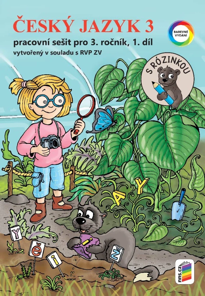 ČESKÝ JAZYK 3 - BAREVNÝ PRACOVNÍ SEŠIT pro 3. ročník 1. díl