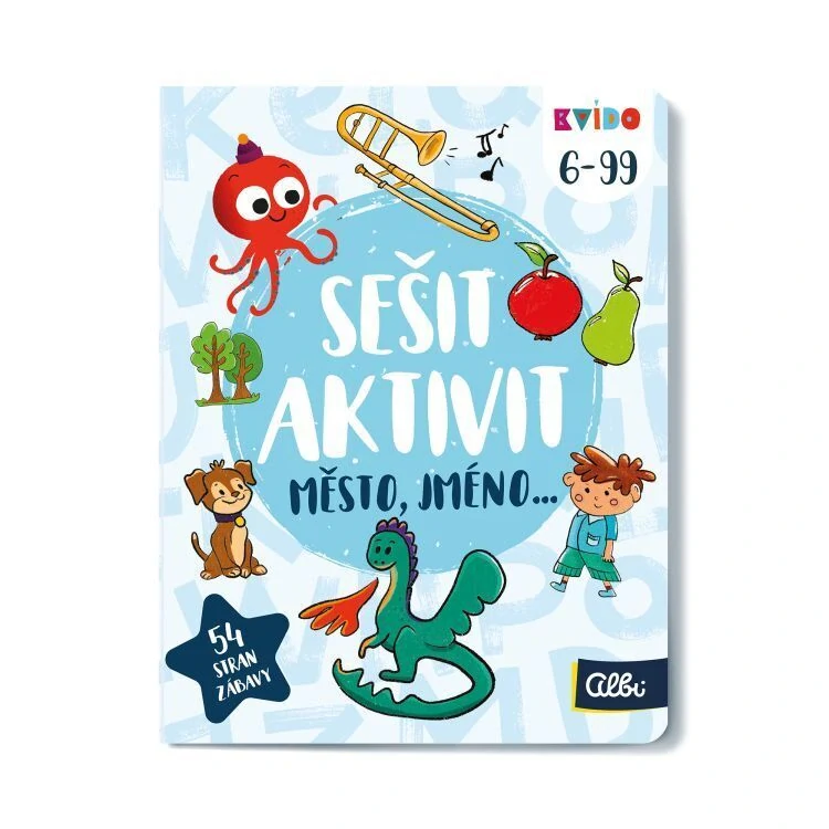 MĚSTO, JMÉNO - sešit aktivit