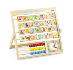 UČENÍ ABECEDY a HODIN s POČÍTADLEM česky