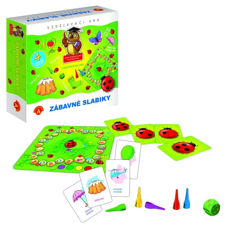 ZÁBAVNÉ SLABIKY - LOGOPEDICKÁ HRA