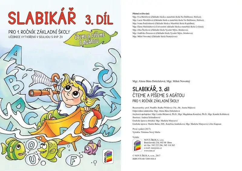 SLABIKÁŘ 3. díl Čteme a píšeme s Agátou 3. vydání - nová řada s QR kódy