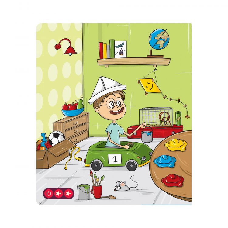 MOJE PRVNÍ BARVY a TVARY - interaktivní mluvící kniha