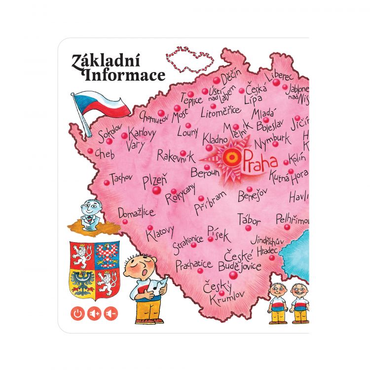 ČESKÁ REPUBLIKA - interaktivní mluvící KNIHA