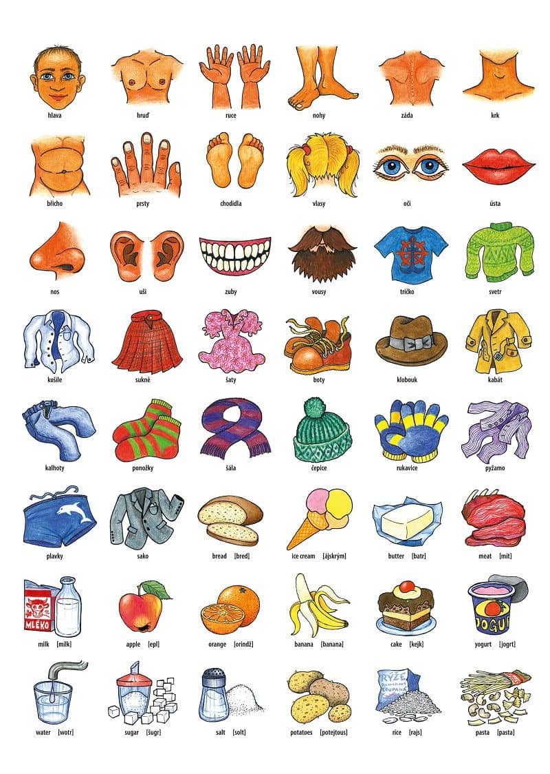 Procvičujeme angličtinu + pexeso - deskové hry