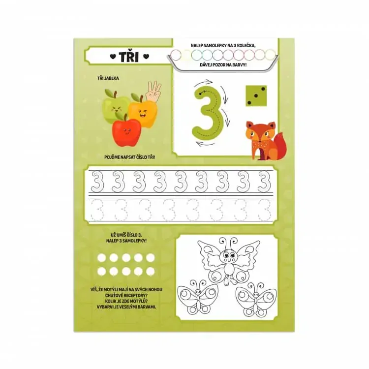 Zvířátkové učení ČÍSLA