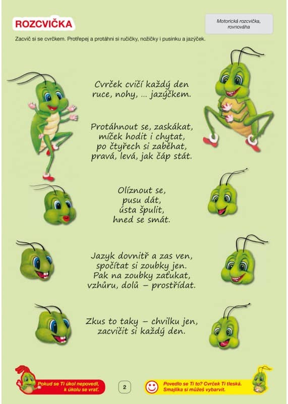 LOGOPEDICKÝ CVRČEK - POVÍDÁNKY rozvoj řeči