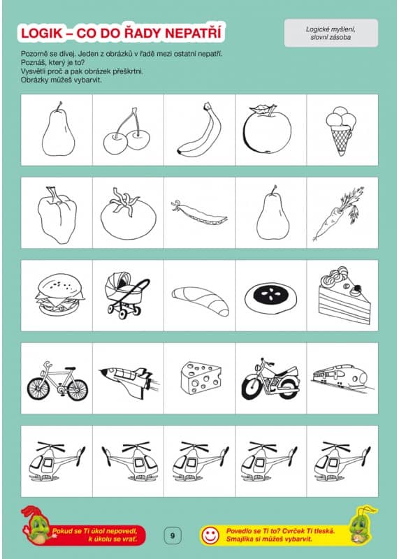 LOGOPEDICKÝ CVRČEK - logopedická cvičení R