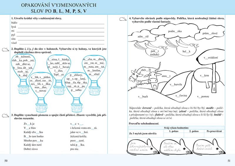 HRAVÁ VYJMENOVANÁ SLOVA - pracovní sešit pro 3. ročník