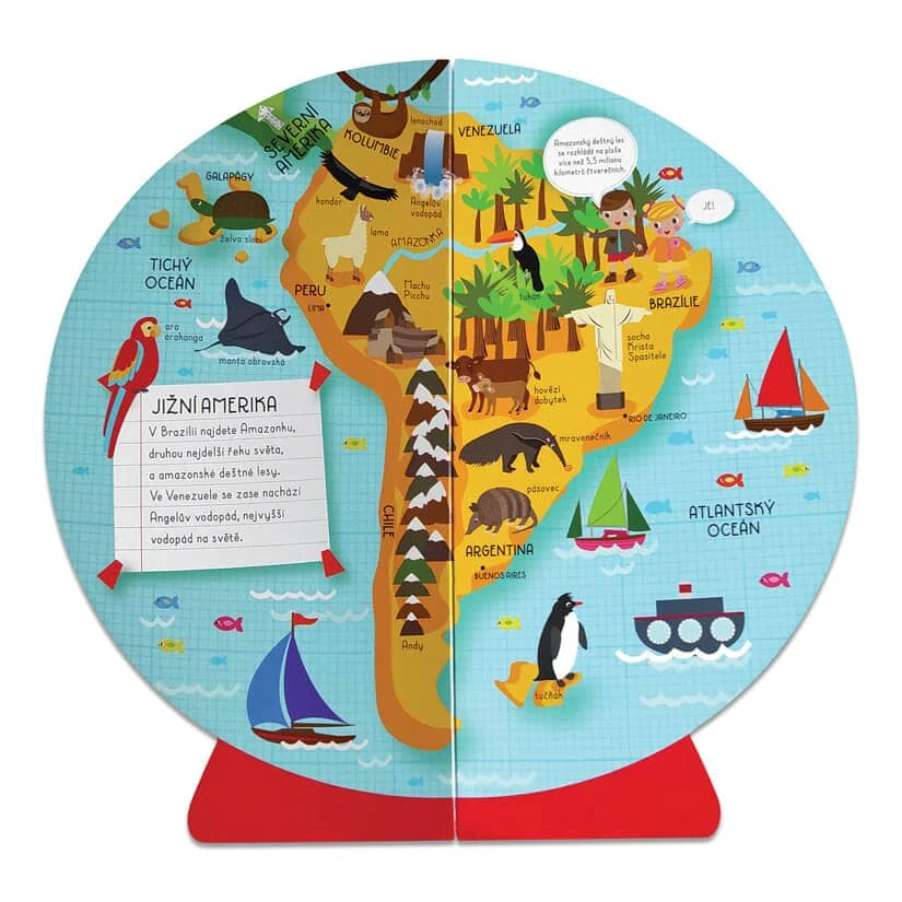 Knížka GLOBUS JEDINEČNÁ PLANETA - SVĚT