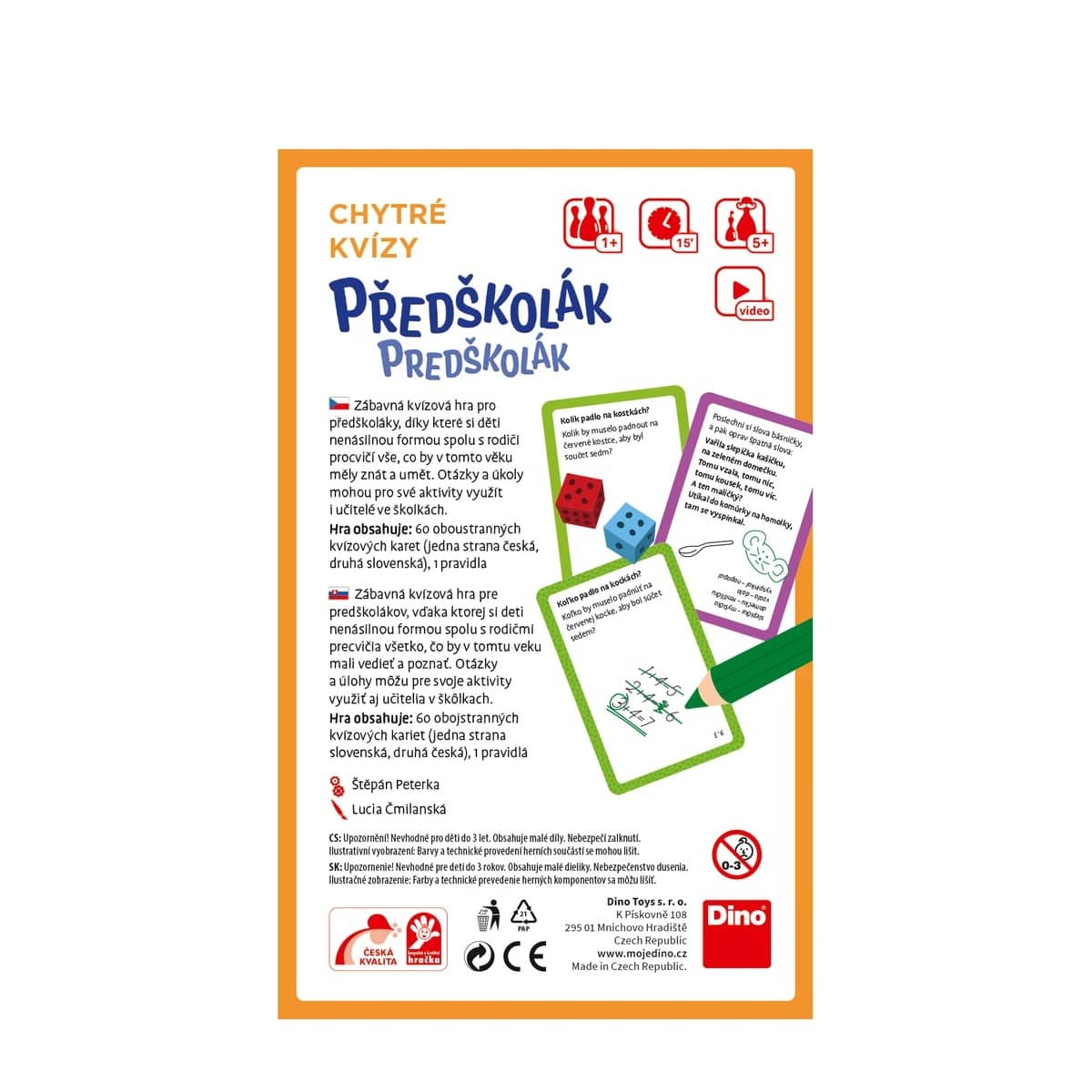 CHYTRÉ KVÍZY - PŘEDŠKOLÁK