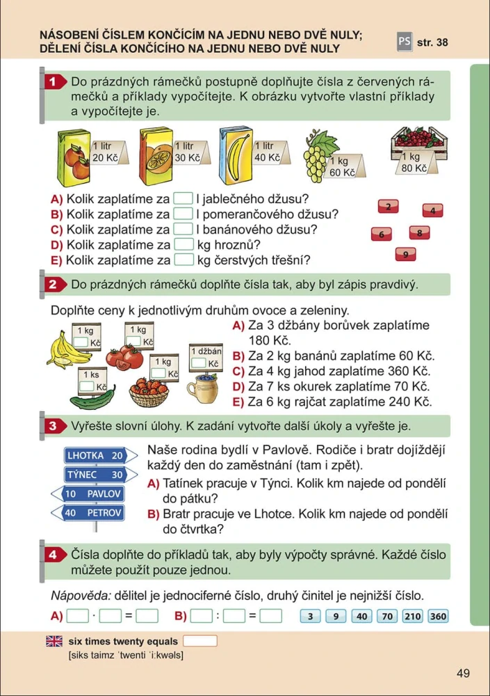 MATÝSKOVA MATEMATIKA 8. díl - POČÍTÁNÍ do 1000 pro 3. ročník