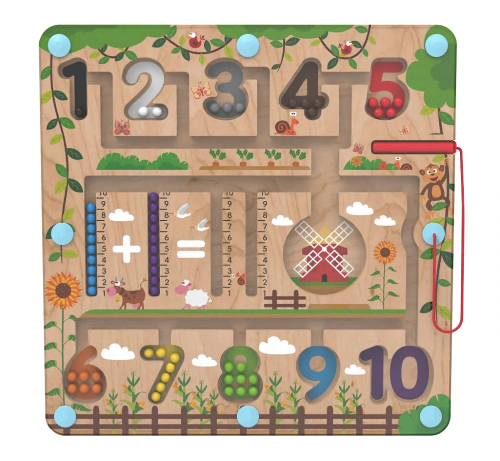 MAGNETICKÁ HRA na POČÍTÁNÍ do 10