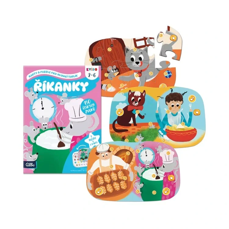 ŘÍKANKY 2 - karty a puzzle pro Mluvicí tablík 2