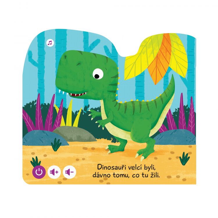 Albi minikniha s výsekem DINOSAURUS
