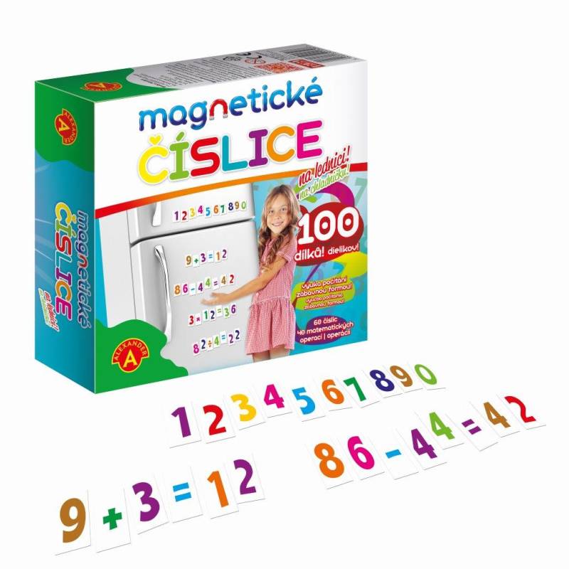 MAGNETICKÉ ČÍSLICE na LEDNICI