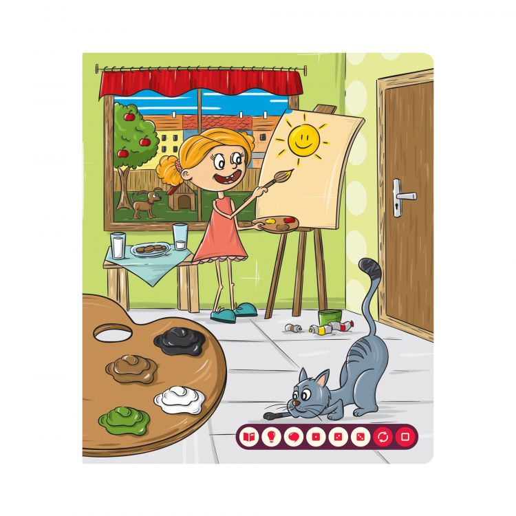 MOJE PRVNÍ BARVY a TVARY - interaktivní mluvící kniha