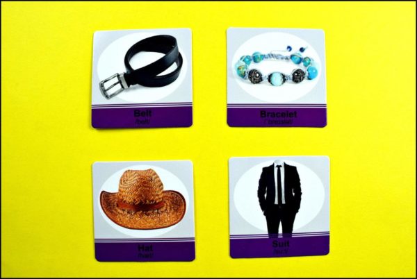 Anglické pexeso OBLEČENÍ - anglická slovíčka hrou