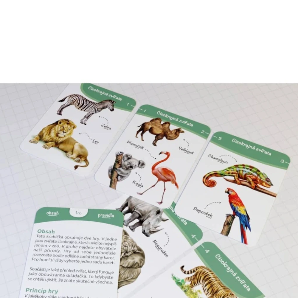POSTŘEH! ZVÍŘATA - karetní hra