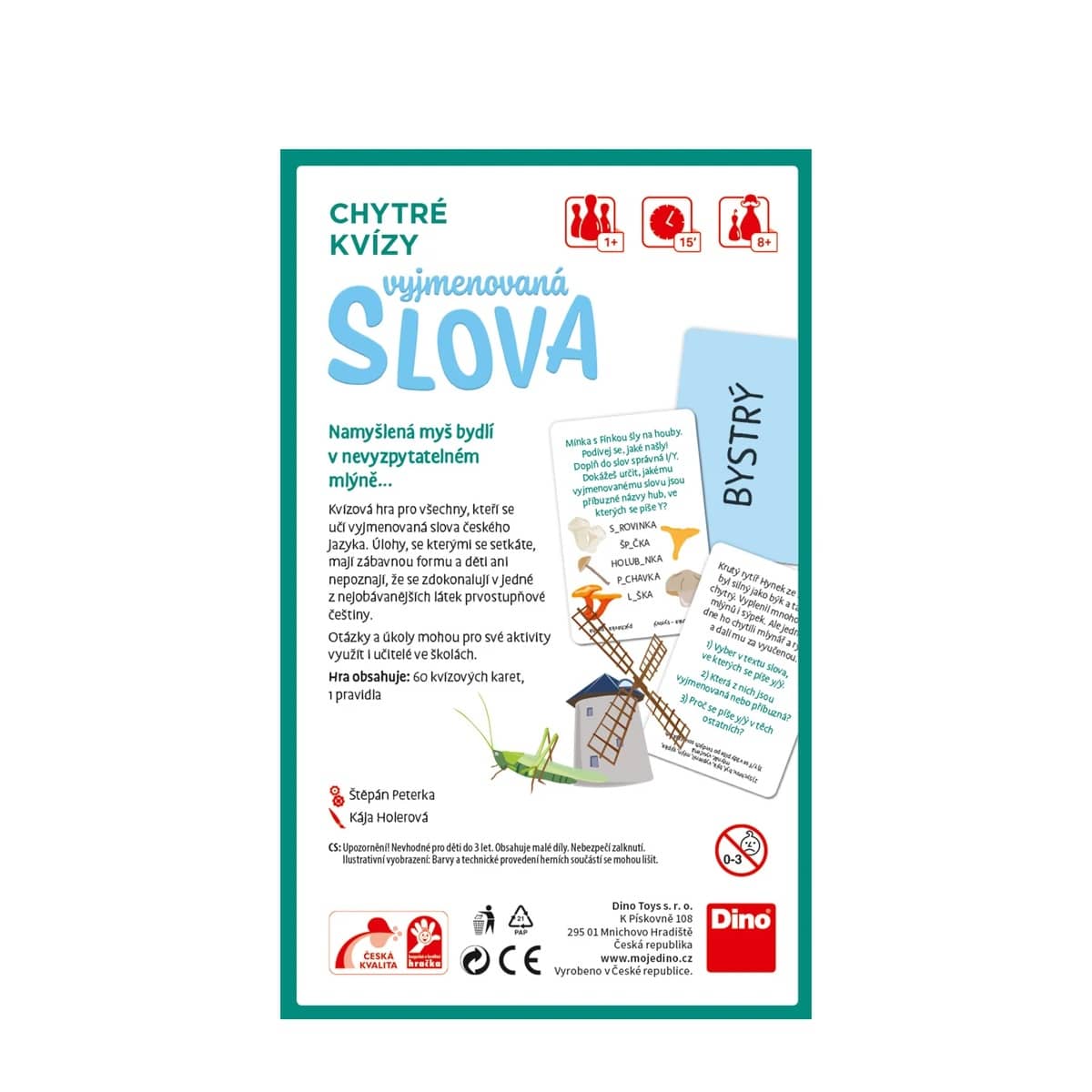 CHYTRÉ KVÍZY - VYJMENOVANÁ SLOVA