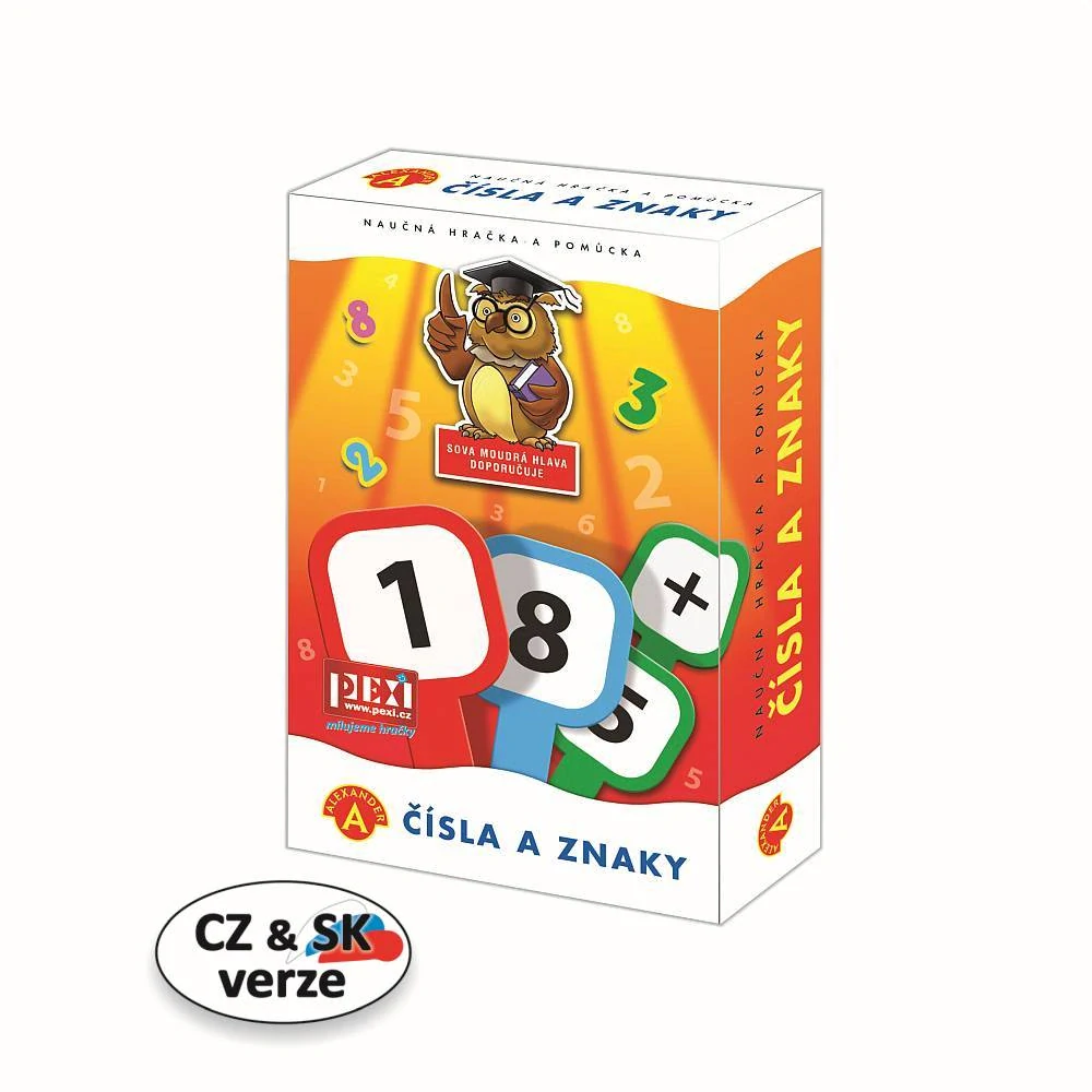 PEXI CEDULKY - ČÍSLA a ZNAKY