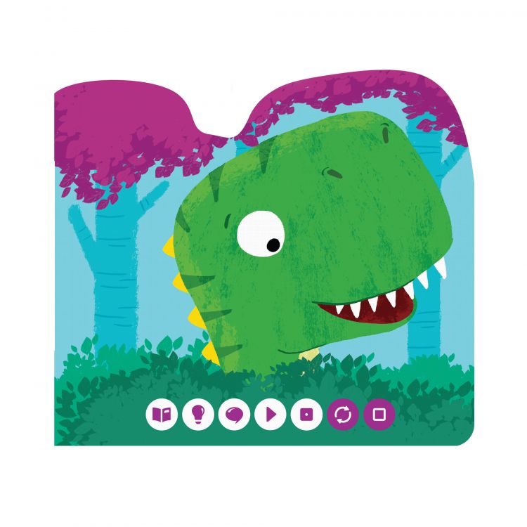 Albi minikniha s výsekem DINOSAURUS
