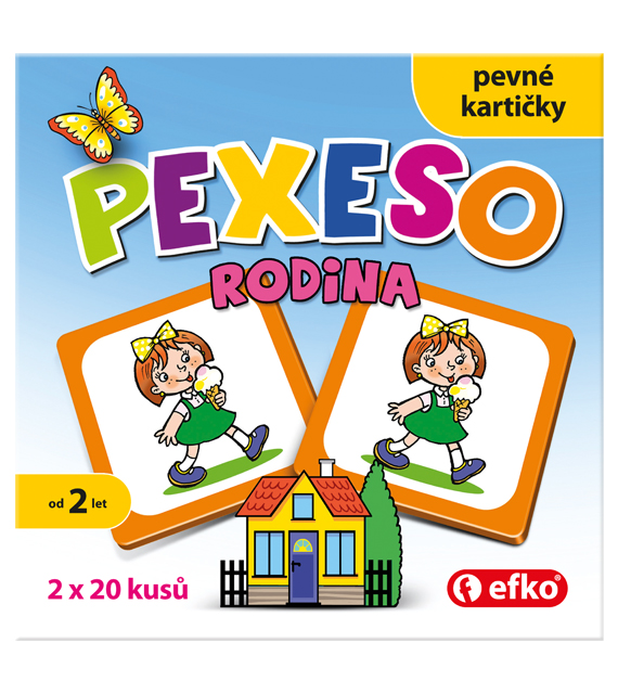 Pexeso RODINA BABY - extra pevné