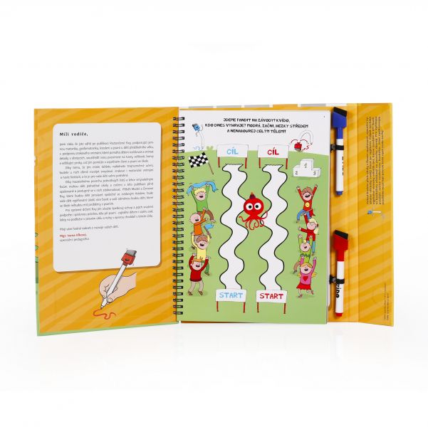 ROZTANČENÉ FIXY 4+ - stíratelný sešit A4