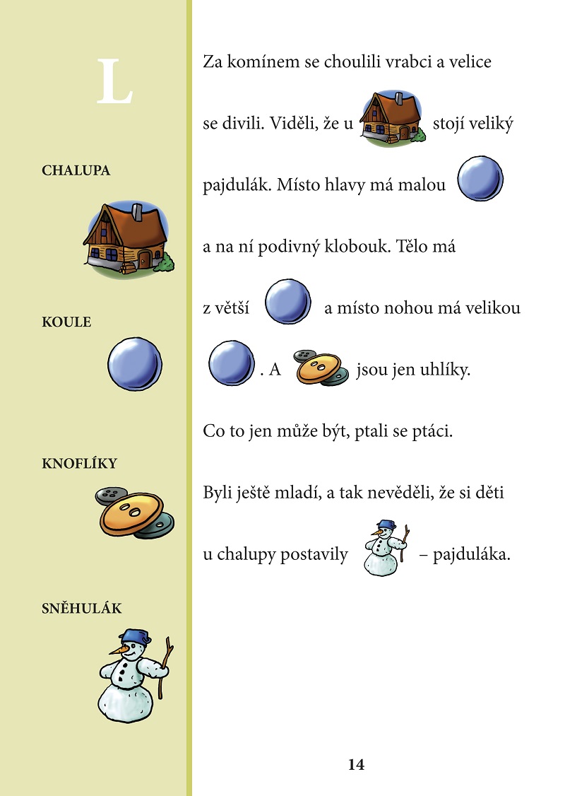 Logopedické pexeso a obrázkové čtení L-R-Ř - Bohdana Pávková