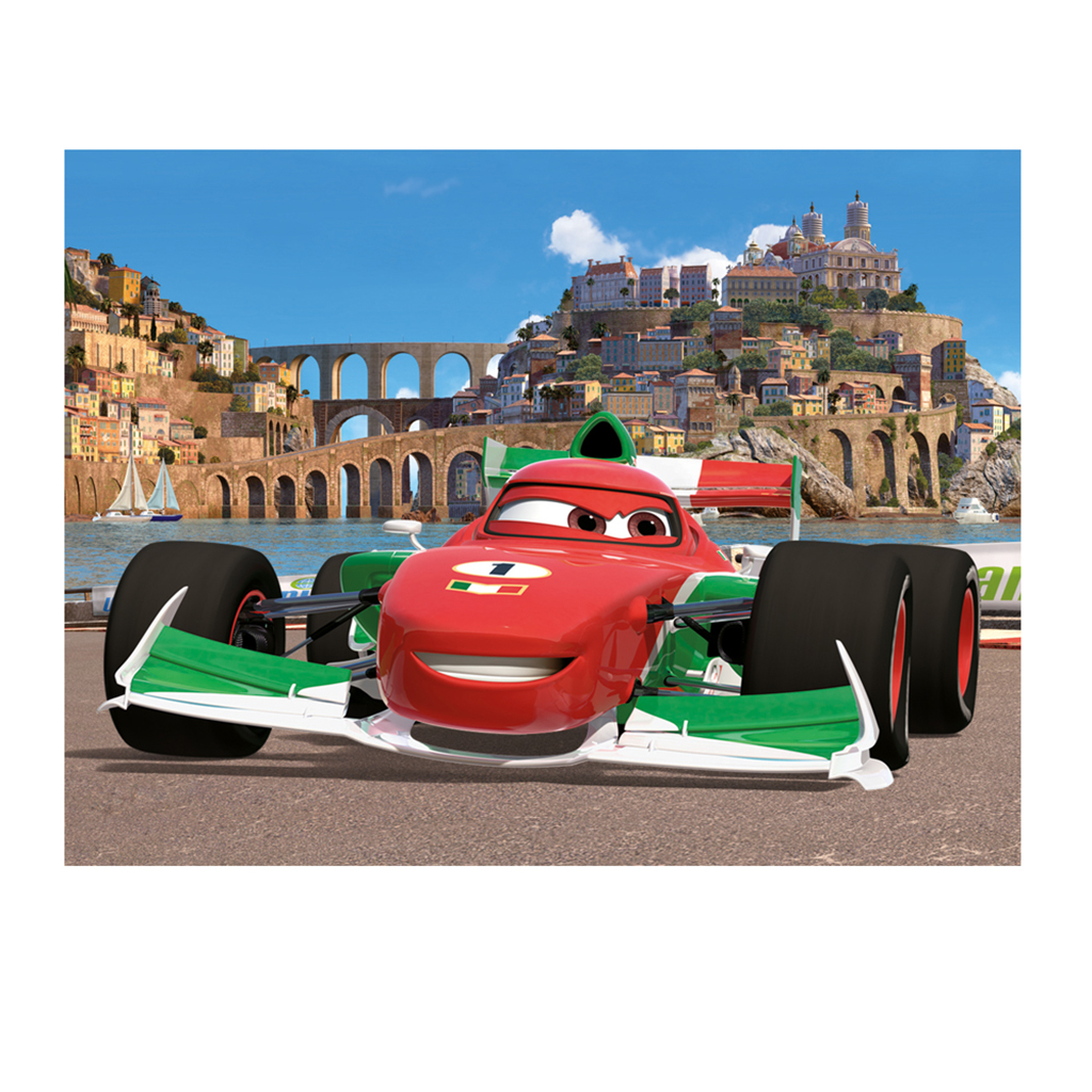 CARS ve SVĚTĚ - 12 dřevěných kostek