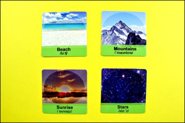 Anglické pexeso PŘÍRODA - anglická slovíčka hrou