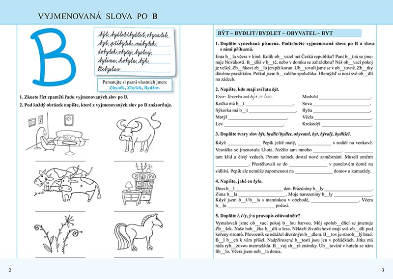 HRAVÁ VYJMENOVANÁ SLOVA - pracovní sešit pro 3. ročník