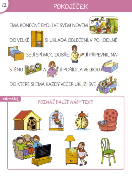 Procvičuj ČTENÍ s OBRÁZKY - zábavný pracovní sešit pro 1. až 3. třídu