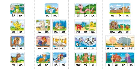 KOTĚ - HRA se SLABIKAMI