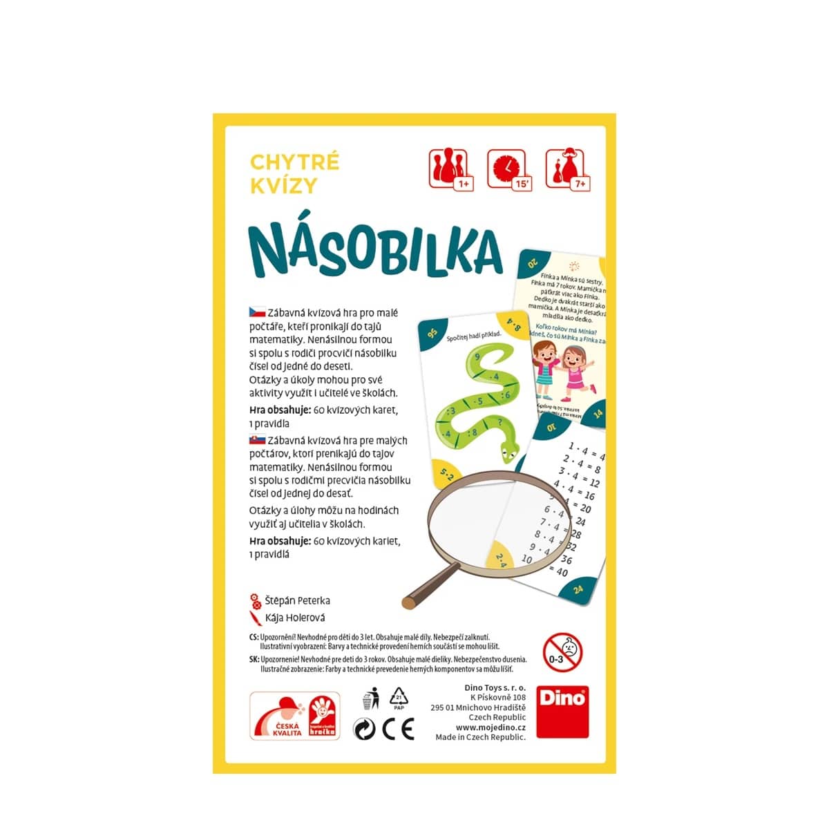 CHYTRÉ KVÍZY - NÁSOBILKA