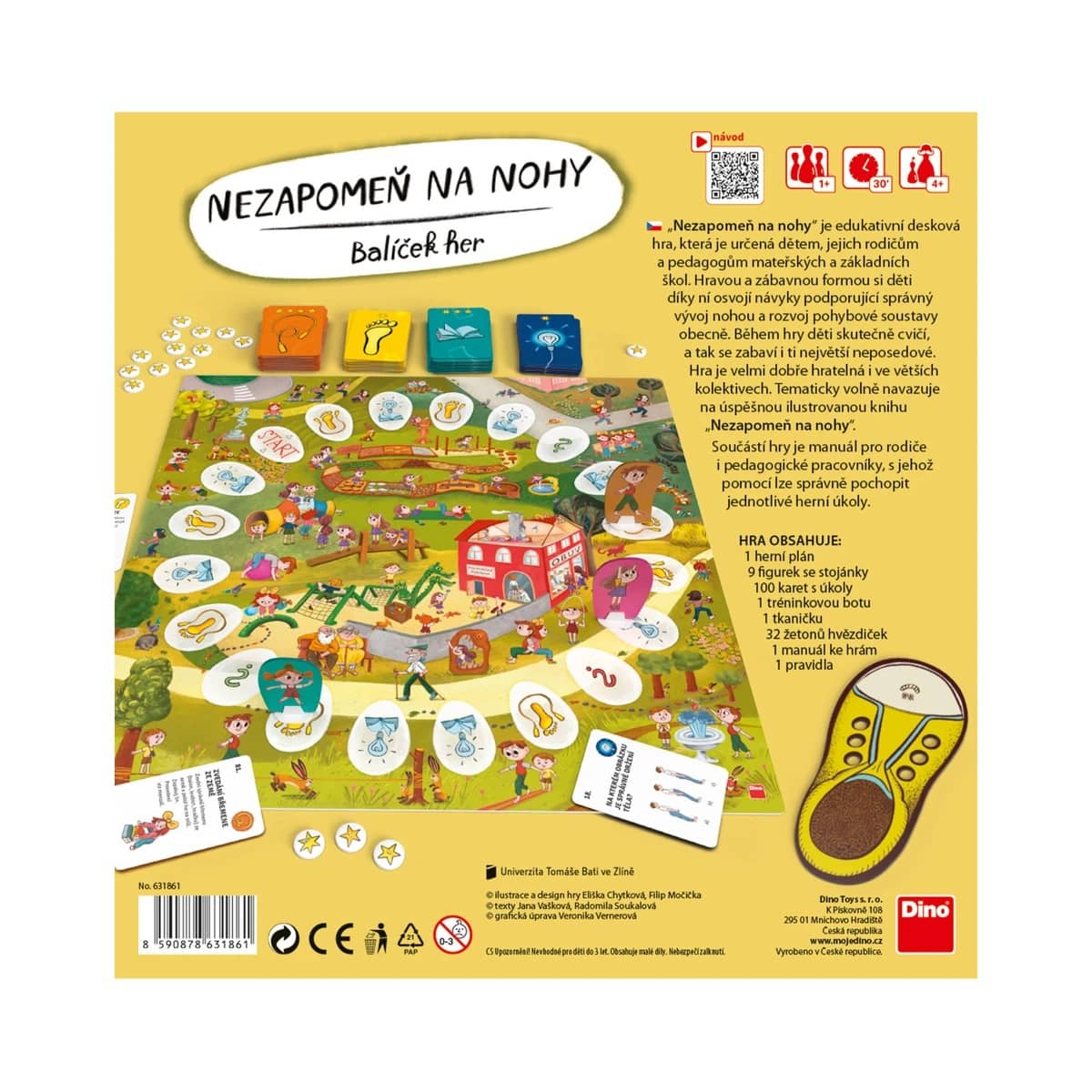 NEZAPOMEŇ na NOHY - pohybová hra