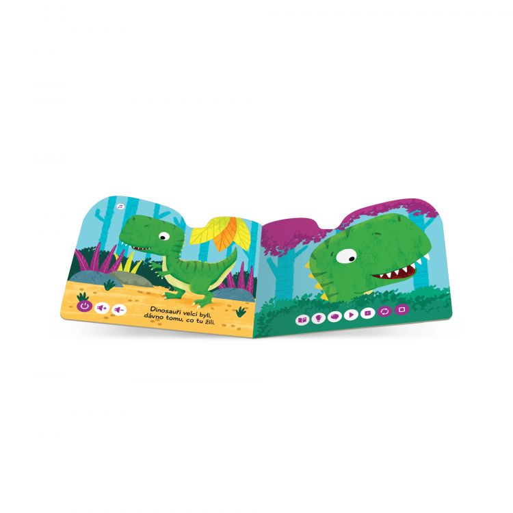 Albi minikniha s výsekem DINOSAURUS