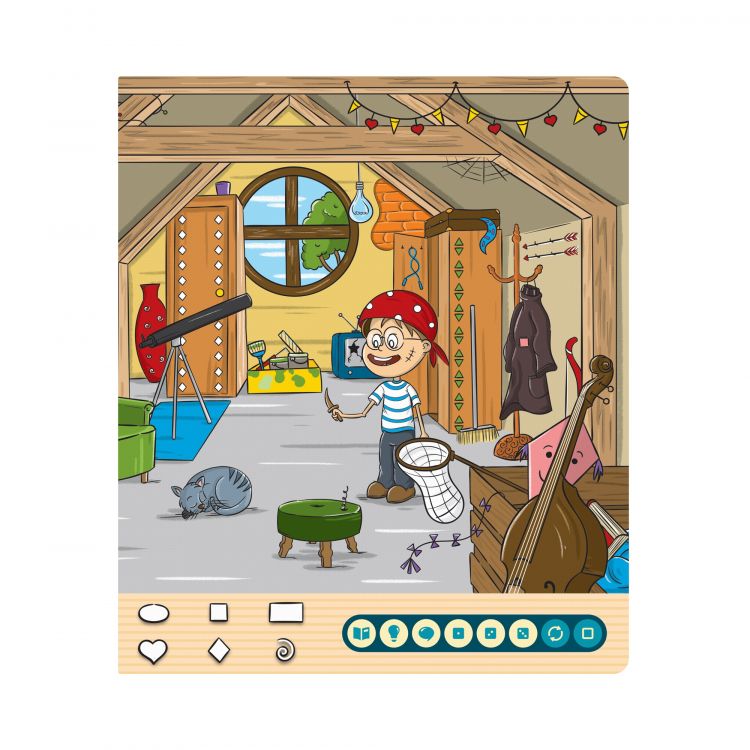 MOJE PRVNÍ BARVY a TVARY - interaktivní mluvící kniha