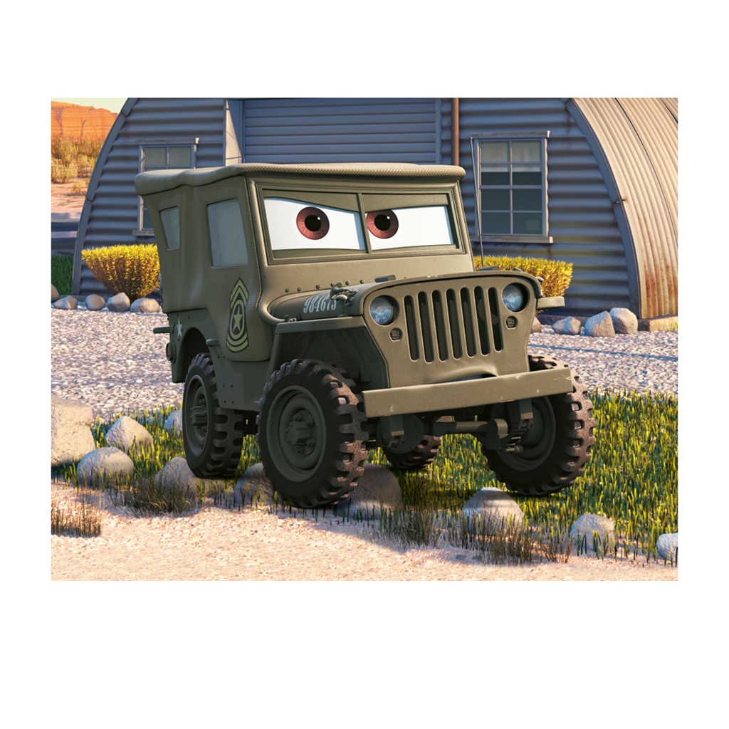 CARS ve SVĚTĚ - 12 dřevěných kostek