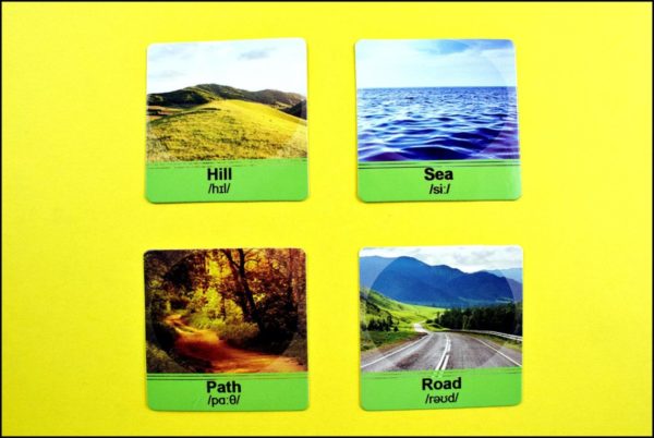 Anglické pexeso PŘÍRODA - anglická slovíčka hrou