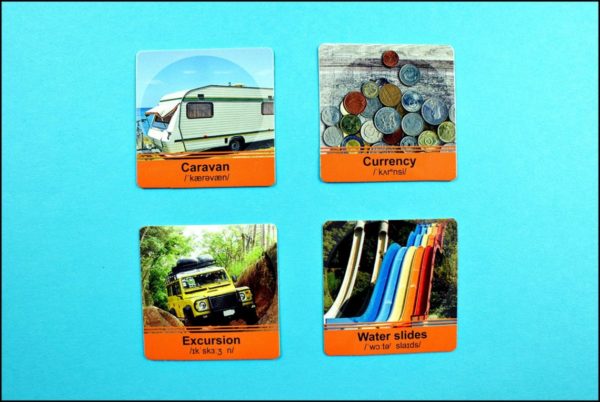 Anglické pexeso CESTOVÁNÍ - anglická slovíčka hrou