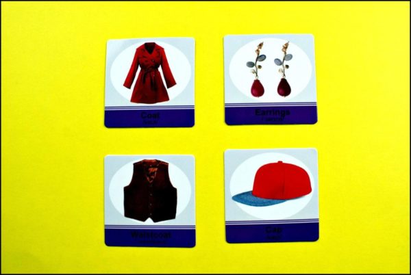 Anglické pexeso OBLEČENÍ - anglická slovíčka hrou