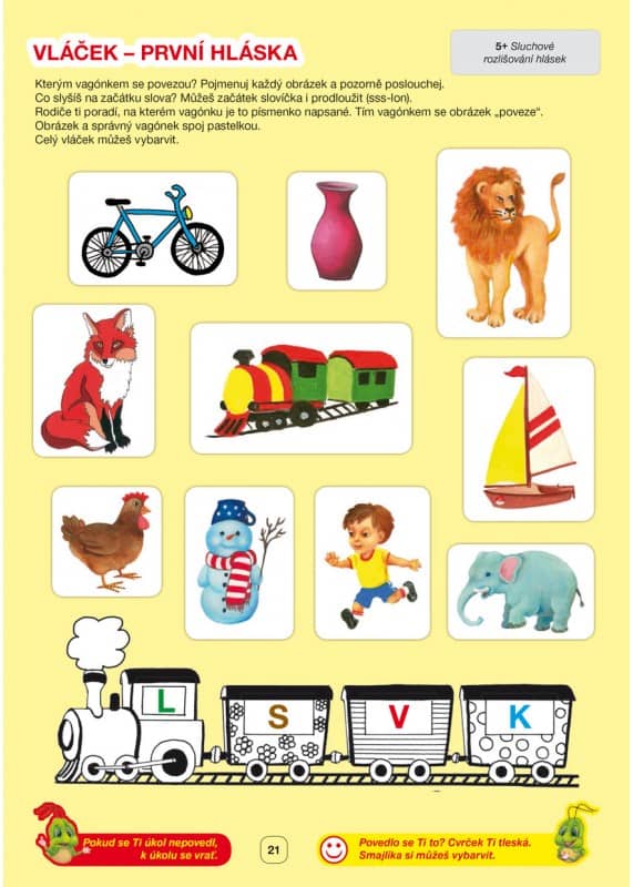 LOGOPEDICKÝ CVRČEK - logopedická cvičení L