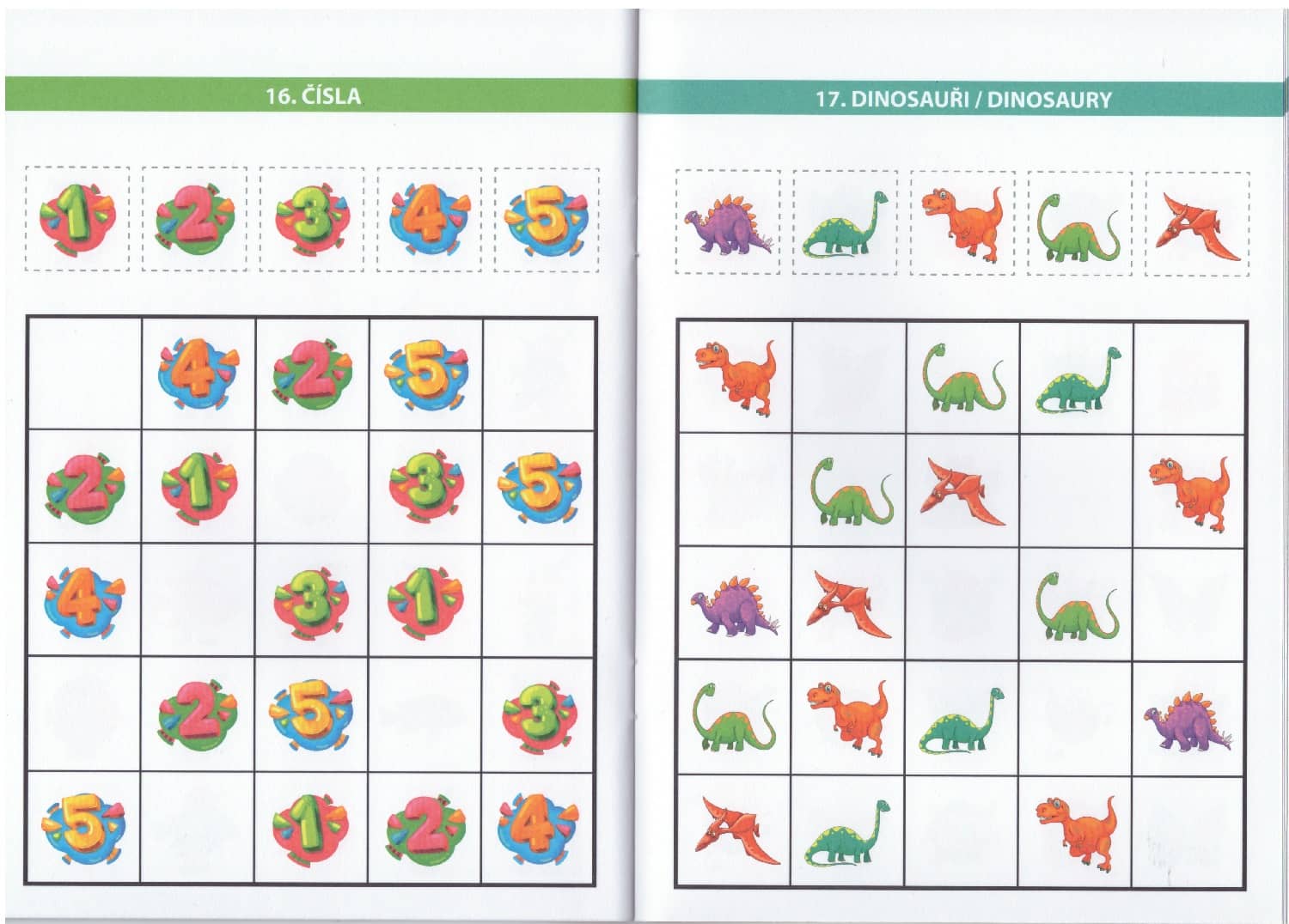 OBRÁZKOVÁ SUDOKU + 150 SAMOLEPEK