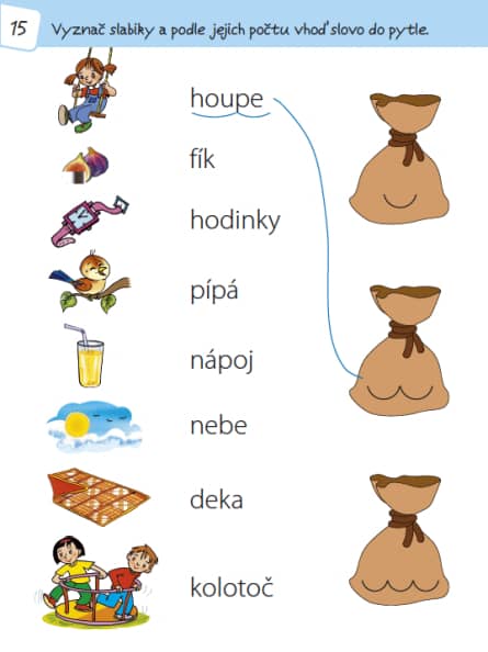 Procvičuj SLABIKY - zábavný pracovní sešit pro 1. třídu